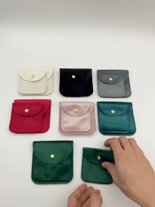 Beg Baldu Butang Snap 10x10cm Penyimpanan Barang Kemas Untuk Hadiah