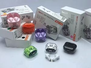 TWS Wireless Earbuds Bluetooth Headset Transparent Charging Waterproof Sports Earphones USB Charging Ear Buds for Android iOS  Headphones