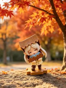 Bandai | Cute Box Frieren Chibi Anime Game Peripheral Models Trendy Toys Anime Figurines Table Decorations And Birthday Gifts