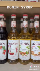 Monin Hazelnut Syrup 1L - Flavored Coffee Syrup for Lattes Cocktails & Desserts | Clean Label & Halal Certified
