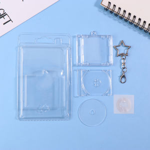 1 Set Mini NFC Functional CD Disc Case Key Chain Peripheral Commemorative Album Key Holder For DIY Backpack Pendant