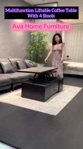 Expandable Center Table Smart Table Coffee Table convertible to computer table office table