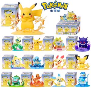 Bandai | 2026 New Pokemon Anime Action Character Pikachu Home Collection Models Accessories Toys Christmas and Birthday Gifts