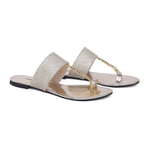 Catenzo HS 1234 - Sandal Flat Casual Wanita Bahan Sintetis