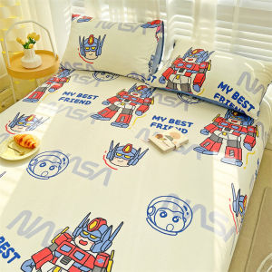 Ga Giường Cotton Trẻ Em Hoạt Hình Bọc Chống Bụi Một Chiếc Ga Giường Simmons Vỏ Bảo Vệ Ga Giường Chống Trượt Cotton