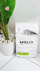 MOLLY Super Premium Adult Light & Sterilised Cat Food 2kg – Renal Care Hypoallergenic & Low Grain