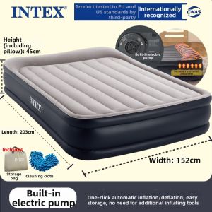 Intex | Double Portable Folding Air Mattress
