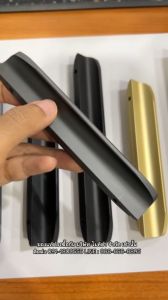 มือจับ เฟอร์นิเจอร์ ลิ้นชัก ทรงโค้ง สีดำ สีเทา สีทอง วัสดุซิงค์ รุ่น 5146