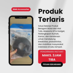 VENTION Kabel HDMI Flat Cable Male to Male HDMI 4K Ultra HD Laptop PS 3 4 TV Box Panjang 1 - 8 Meter