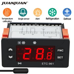 ETC-961 Digital Temperature Controller Refrigerator Freezer Defrosting Thermostat With NTC Sensor 220V PTC probe Etcooler Controller Et Cooler Electric Controller Euro Controller - Lazada