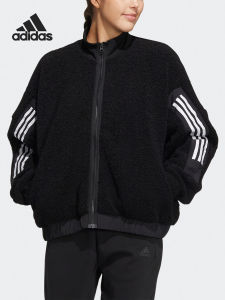 Áo khoác thể thao nữ adidas cổ đứng có khóa kéo thoải mái HM7455