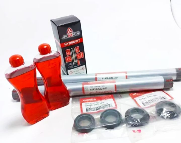 ( COD ) PAKET LENGKAP AS SHOCK DEPAN HONDA BEAT FI , BEAT ESP , BEAT STREET , BEAT POP , SCOPPY FI , SCOPPY ESP , SPACY FI , VARIO FI 125 KODE PART KZL
