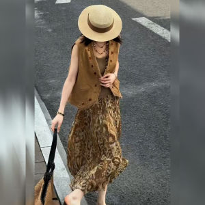 DANTING | Elegant French Style Sleeveless Vest and Skirt Set Summer 2 Pieces