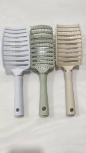 Sisir Penata Halus Sisir Pijat Rambut Panjang Wanita Sisir Rambut Tulang Melengkung Besar Portabel Travel