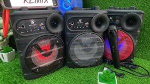 ลำโพงบลูทูธ แถมไมค์สาย ดอก4นิ้ว KTS-1512 ลำโพงพกพา เสียงดี รองรับUSB/TF มีปลายทาง เลือกสีได้ ลำโพงไร้สาย