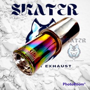 Knalpot Mobil Racing HKS Gronel Rainbow utk ALL Mobil Knalpot mobil Avanza Honda Jazz mobilio sigra Apv ayla Calya dll