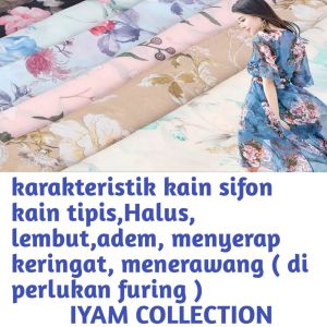 kain kiloan murah sifon ceruty motif 1 kg free bonus dapat ±8 meter / bayar di tempat / iyam colection  / kain kiloan ceruty motif / Kain ceruty motif kiloan / kain ceruty motif bunga kiloan / kain kiloan murah 10 meter / Rizie collection
