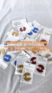 EMBLEM KUNCI AKRILIK / EMBLEM KONTAK NMAX OLD AEROX XRIDE 125 MX 135 FINO MIO M3 / EK AM 11