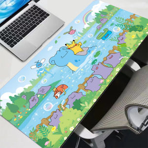 Bandai | Rubber Mouse Pad Gaming Large Anime 600x350 Pokemon Keyboard Desk Mat Gamer Playmat Laptop PC Accessories Carpet Kawaii Mousepad