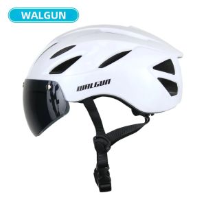 Mũ Bảo Hiểm Xe Đạp Đô Thị Nhẹ Dành Cho Nam Và Nữ Đạt Chứng Nhận CE Chất Liệu ABS+PC Dùng Cho Xe Đạp Đường Trường MTB Xe Đạp Điện Thiết Kế Liền Khối Có Kính 8-15 Lỗ Thông Hơi