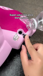 kereta mainan elektrik budak toy scooter for kid Girl with LED &Music Spray effects Electric remote control car