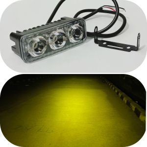 lampu tembak led ams e03 3 mata cree 9 watt 2 mode bisa kedip strobo - LAMPU SOROT