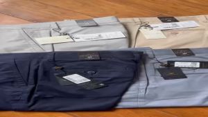 Quần khaki Aristino Business Slimfit 1KK00402 cotton mềm mại