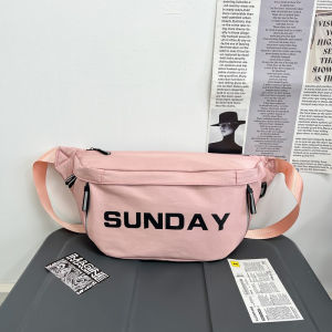 Large Capacity Crossbody Bag for Men And Women Student Commuter Backpack Trendy Sports Bicycle Riding Shoulder Bag Casual Leisure