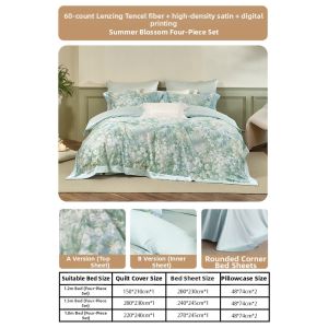 Mercury | Cooling Luxurious 4 Piece Set 60 Counts