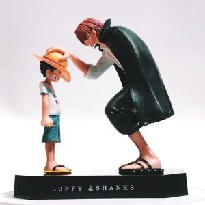 Mô hình Luffy và Shanks tóc đỏ - One Piece - No Box
