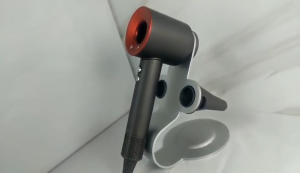 Dyson Supersonic Hair Dryer Holder Magnetic Display Stand with Power Plug Cable Organizer Aluminum Alloy Bracket