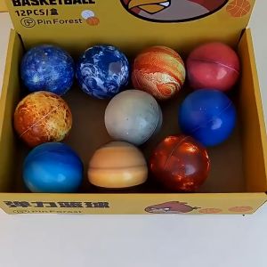 10 Pcs Solar System Planet Balls Stress Relief Educational Toys Squeeze Toy Squishying Anti-stress Gifts for Children Kids