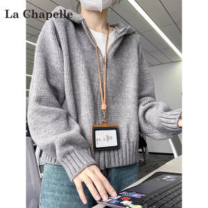 La Chapelle | Casual Hooded Long Sleeve Knit Sweater for Women Autumn Spring