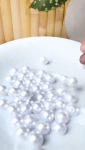 mutiara ringan size besar manik manik mote mutiara lubang bahan craft ukuran 12 mm per 20 gram -+ 28 butir murah