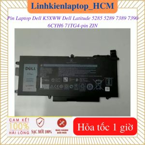 Pin Laptop Dell Latitude 5285 5289 7389 7390 6CYH6 71TG4 - Pin Dell K5XWW Zin