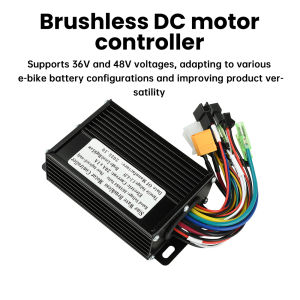 36V 48V 350W-500W 20A Sine Wave Brushless Motor Controller Suitable for SM Connectors Protocol 2 LCD Instrument Electric Bicycle