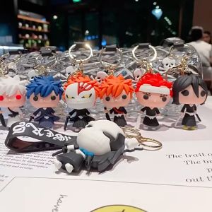 Gantungan Kunci Anime Bleach Kurosaki Ichigo Rukia Kuchiki Abarai Renji Bankai