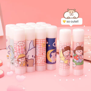 【Free Shipping】Cute Cartoon PVA Bulk Solid Glue Office Supplies Small Solid Glue Student Stationery Glue Stick