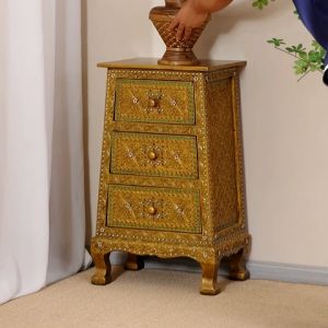 ตู้ข้างเตียงไม้เนื้อแข็งไทยบ้านห้องนอนข้างเตียงตู้เก็บของตู้เก็บของขนาดเล็กวินเทจตู้แคระสร้างสรรค์เอเชียตะวันออกเฉียงใต้