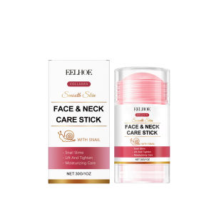 EELHOE Face Neck Care Stick Collagen wrinkle reduction and firming stick anti-wrinkle moisturizing skin softening and hydrating portable skin care stick for relieving wrinkles around the neck and eyes enhancing skin elasticity and moisturizing stick