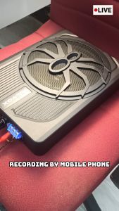 ADIVOX 10" Best Car Underseat Subwoofer Super Slim Active Subwoofer Car Built-In Amplifier MAX POWER 1200W