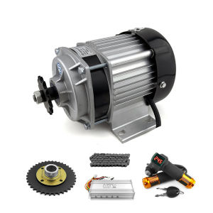 48V 500W pengangkutan basikal basikal elektrik enjin Brushless DC Motor dengan kunci utama kuasa