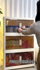 THE L50-70cm (3-5 Layers) Multipurpose Double Storage Cabinet Foldable Stackable Storage Box