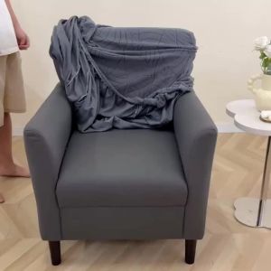 1PC Jacquard Club Chair Cover Elastic Tub Armchair Slipcover Chống Bụi Bẩn Sofa Đơn Được Trang Bị Vỏ Bọc Để Bảo Vệ Nội Thất Văn Phòng Và Gia Đình