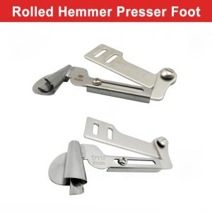 3/5/6/8mm Sewing Rolled Hemmer Foot Presser Foot Rolled Hem Feet For Brother Beginners Household Professionals Sewing Tools