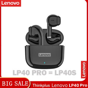 Lenovo LP40 PRO Macaron Wireless Earbuds Bluetooth 5.4 Half In Ear Earphones Touch2026 Control Long Battery Life Sport Earphones