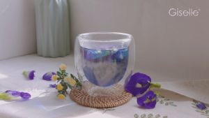 Giselle Double-Layer Double Wall Borosilicate Transparent Coffee Glass Cup with 80ml/ 250ml (CFC0001SM & CFC0001MD)