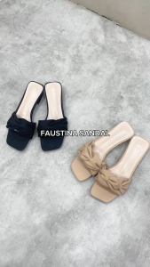 Viditi Faustina Block Heels Sandal 3 cm | Shoes | Sandal Import Wanita | Santai | Sendal | Jalan