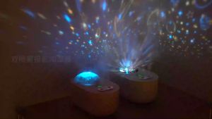 Air Humidifier Double Spray Aromatheraphy Humidifier Proyektor Langit 1000ML Diffuser