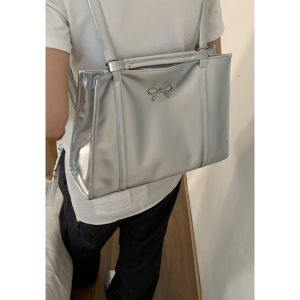 South Korea Niche Style Tote Bag Womens 2024 New Arrival Trendy Fashion Preppy Style Underarm Bag Large Capacity Backpack